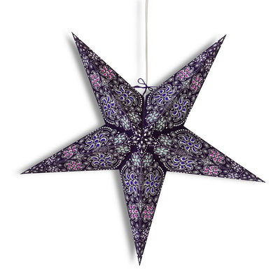 24" Purple Winds Paper Star Lantern, Hanging Wedding & Party Decoration - AsianImportStore.com - B2B Wholesale Lighting and Decor