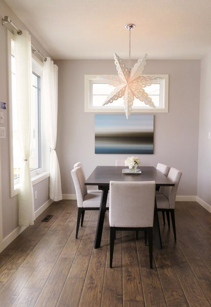 3-PACK + Cord | White Winter Holiday Spirit 32" Pizzelle Designer Illuminated Paper Star Lanterns and Lamp Cord Hanging Decorations - AsianImportStore.com - B2B Wholesale Lighting and Decor
