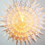 3-PACK + Cord | White Rasoio 24" Pizzelle Designer Illuminated Paper Star Lanterns and Lamp Cord Hanging Decorations - AsianImportStore.com - B2B Wholesale Lighting and Decor