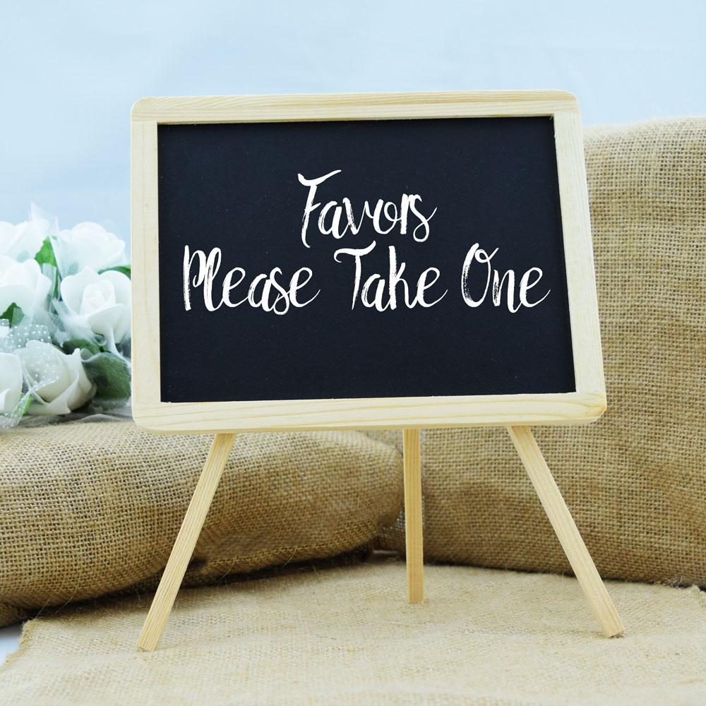  Wooden Chalkboard Easel Stand Table Sign - 9.37 x7.87 inch - AsianImportStore.com - B2B Wholesale Lighting and Decor
