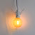 Yellow LED Filament G40 Globe Shatterproof Energy Saving Color Light Bulb, Dimmable, 1W,  E12 Candelabra Base