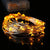 7.5 FT | 20 LED Battery Operated Amber Fairy String Lights With Silver Wire - AsianImportStore.com - B2B Wholesale Lighting and Decor