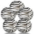 5 PACK | 14" Zebra Print Paper Lantern - AsianImportStore.com - B2B Wholesale Lighting and Decor